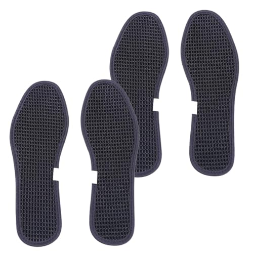Image of Black Insoles Bamboo Charcoal Size 45 2 Pairs