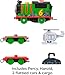 Thomas & Friends Motorized Toy Train Talking Percy Engine with Phrases & Sounds Plus Harold the Helicopter for Ages 3+ Years