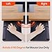 Klearlook Keyboard Tray Under Desk with 360° Rotation, Ergonomic Computer Keyboard & Mouse Tray 25