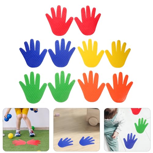 Tapis sensoriel de mains pour animer les parcours de motricité à la maison et en classe