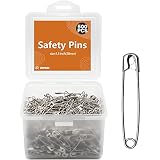 500 Pcs ZIPCCI 1.5 inch Safety Pins,Small Safety Pins for Home Office Use DIY Crafts Jewelry Making