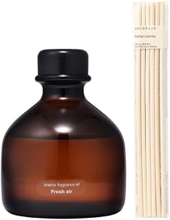 【 购买套装】无 印 良品 香水油 清新空气 200ml 主体 1个+藤条200mL用6瓶