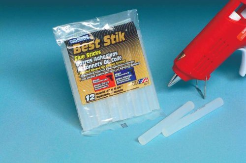 FPC Adhesives Bulk Buy Best Stik Glue Sticks 7/16 inch x 4 inch 12 Pack BS-12 (5-Pack)