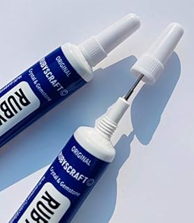 2pc RubyGEM Adhesive Glue Rhinestones, Diamantes, Gems, Arts & Crafts, Glass, Transparent for Repair, Nail Glue, Jewellery, Fabric Rubyscraft