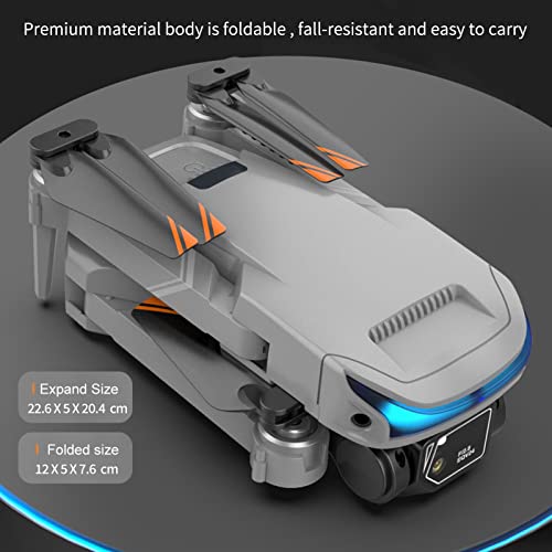 Namolit Mini drone de controle remoto com câmera dupla Quadcopter sem cabeça dobrável 4K com função