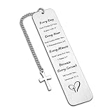 Christian Religious Gifts for Women Men Inspirational Bookmarks Bible Verse Study Gift for Book Love