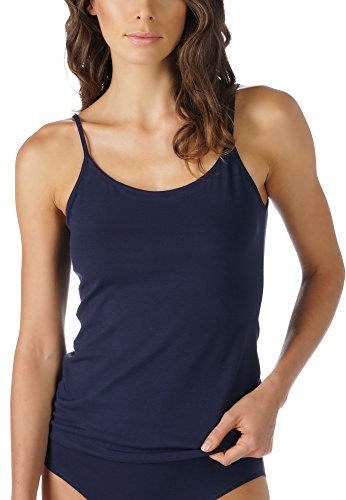 Preisvergleich Produktbild Mey Basics Serie Cotton Pure Damen Spaghetti Tops Blau 38