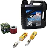 Hersteller-Nummer: 2412 BP7ES. Liefermenge der Zündkerzen: 2 Stück. Lieferinhalt des Wartungspaket inklusive Motoröl: 10W40 Motoröl 4 Liter + Ölfilter HF145 + 2 X Zündkerzen NGK BP7ES wird wie auf dem Produktbild abgebildet geliefert.