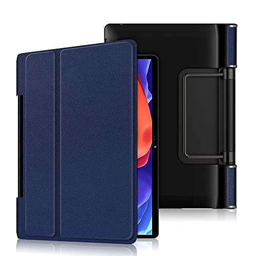 Kepuch Custer Funda para Lenovo Yoga Pad Pro 13' YT-K606,Slim Smart Cover Fundas Carcasa Case Protectora de PU-Cuero para Lenovo Yoga Pad Pro 13' YT-K606 - Azul