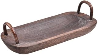 Bambum Bavola - Kulplu Tepsi Oval Küçük