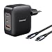 Produktbild Intenso Power Adapter W100ACC GaN + C520C Kabel, 2x USB-C 1x USB-A Netzteil bis zu 100 Watt schnellladen (PD 3.1, PPS und QC 4.0) + USB-C zu C Daten+Ladekabel, für iPhone, Samsung Galaxy etc., schwarz
