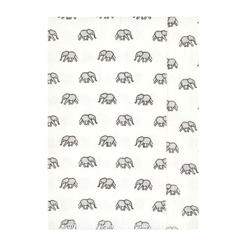 Image of Hudson Baby Unisex Baby Cotton Poly Flannel Burp Cloths, Going On Safari 7-Pack, One Size