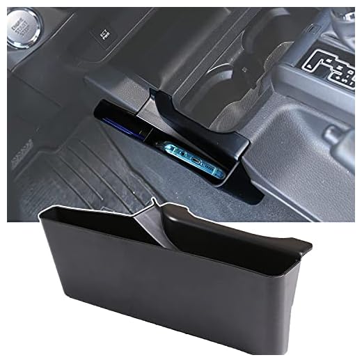 CHEAYAR Central Control Side Storage Box for Toyota Tacoma 2016 2017 2018 2019 2020 2021 2022 2023 Interior Organizer Accessories Center Console Armrest Storage Box (Left Side)