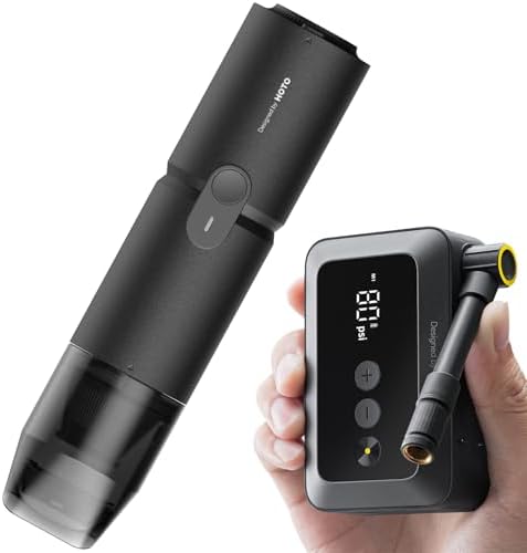 HOTO Handheld Vacuum Cleaner Cordless & Mini Bike Tire Pump image 5
