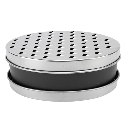 Rallador portátil dúo con contenedor, acero y plástico negro miniatura 5