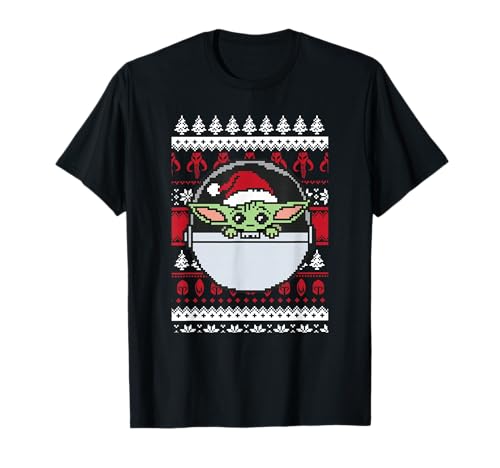 T-shirt Noël Grogu Star Wars idéal pour vos soirées festives
