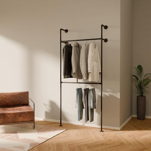 pamo penderie murale industrielle 105x222x32 cm – Charge 200 kg –...