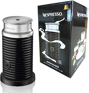 Nespresso Aeroccino 3 Milk Frother Black - Complete Standalone Unit