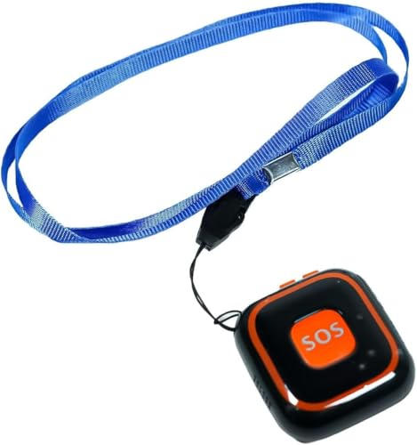 Localizzatore Salvavita per Anziani e Bambini - SOS GPS Tracker Personale con Pulsante per Chiamata di Emergenza - Allarme Anti Smarrimento e Caduta - Monitoraggio e Rilevamento in Tempo Reale (V50)