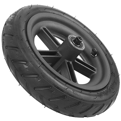 BROLEO Scooter Inflatable Rear Wheel, Black, For Outdoor Sports Scooter Accessory, Aluminum Alloy