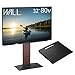 EQUALS イコールズ テレビ台 壁寄せテレビスタンド WALL V3 ロータイプ +棚板ラージサイズセット 32型〜80型対応 ウォールナット (棚板:サテンブラック)