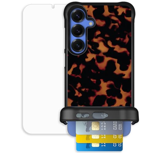 Scooch for Samsung Galaxy S25 Plus Wallet Case, Wingmate, Tortoise Shell