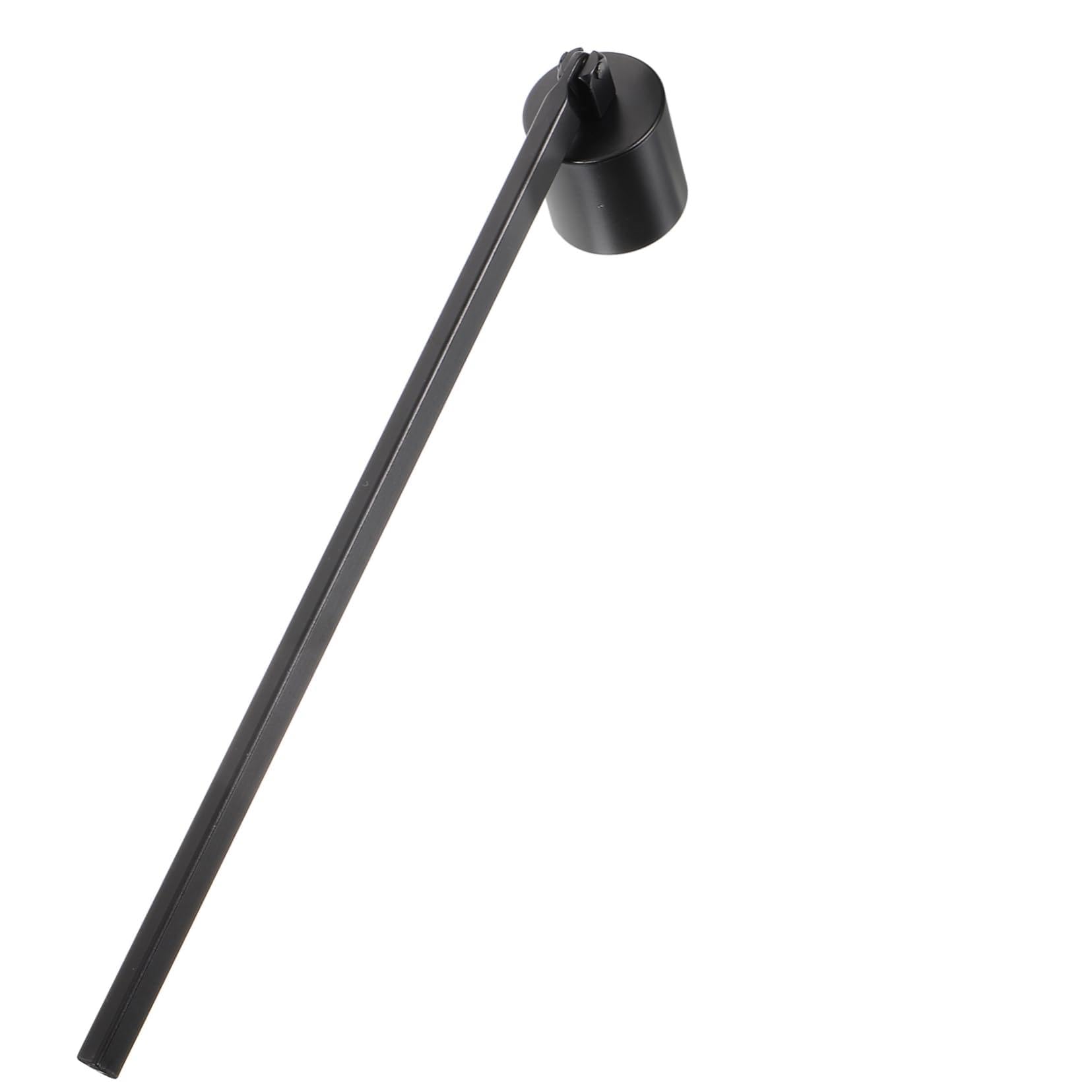 Cabilock Elegant Black Candle Snuffer Tool Iron Candle Extinguisher Lightweight Design for Portable Use and Finish