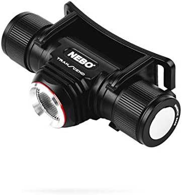 NEBO Transcend Rechargeable Headlamp | 1000 Lumens, 5 Light Modes, Detachable Magnetic Work Light, Water Resistant, Bright LED Headlight for Hiking & Camping, Includes USB Charging Cable