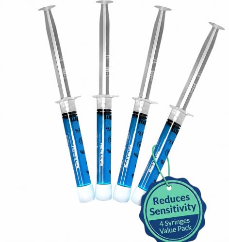 White Teeth Global Remineralization Gel with Soduim Fluoride, Calcium, Potassium, and Vitamin E, 4 Syringes.