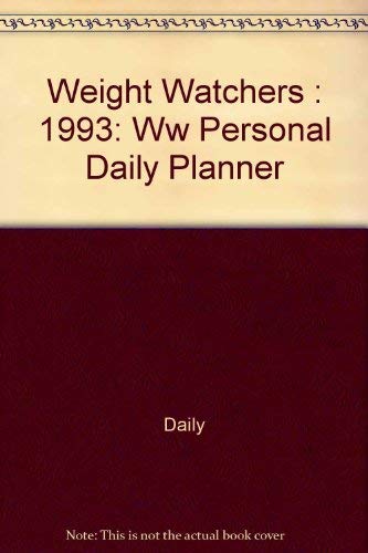 Weight Watchers' Personal Daily Planner 1993 0453010261 Book Cover