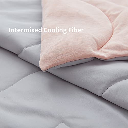 Sunstyle Home Warm&Cooling Comforter Set All Season Down Alternative Bed Set Cooling Blanket Lightweight Cool Blankets Soft Blankets King Sofa Summer Queen Comforter Twin (68" 86") Sets #TOP4
