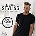 The Original Strong Hold Matte Styling Clay For Men, Natural Finish Hair Wax Product with Strong Hold, Zero Shine Hair Paste for All Hair Types