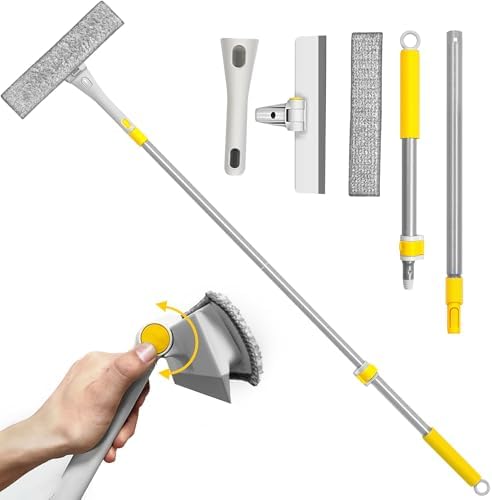 Pulivetro Auto Con Spugna Integrata | Rimuove Moscerini E Insetti Dai Vetri | Manico Ergonomico - Foto 9