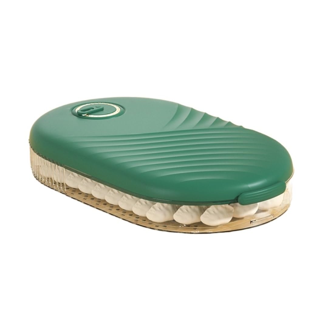 contenedor de Comida Caja de Dumpling for el hogar, Nevera, Caja Especial de conservación de Alimentos congelados, Caja de Almacenamiento de Dumpling congelada rápidamente 35 * 21 * 7CM