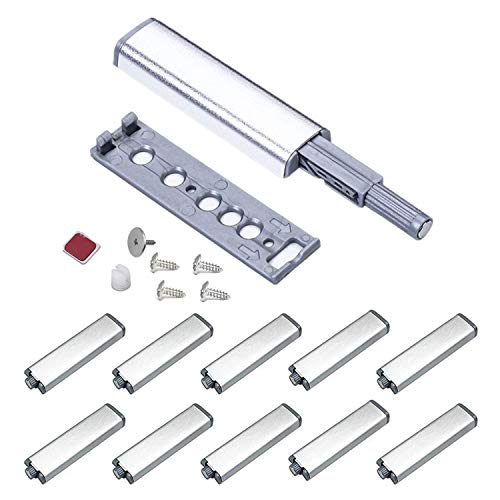 Preisvergleich Produktbild Druckschnapper Magnetschnäpper 10 Stück Öffnen und Schließen Tür Magnetverschluss Schranktüren Drucköffner Schublade Möbelmagnete Türdämpfer Druckschnapper Magnet Türschließer Stark Möbel-Schnäpper