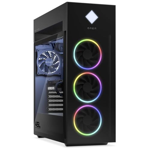 Image of HP Omen 45L GT22 Desktop 24-Core 14th Gen Intel Core Intel Core i9-14900K, NVIDIA GeForce RTX 4090 (24GB), 32GB DDR5 SDRAM Ram (Max 128GB), 1TB NVMe SSD, Windows 11 Home - A0KW0AA