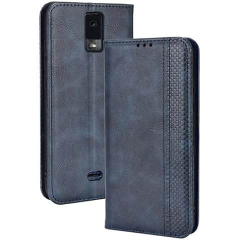 Tznzxm Compatible with Consumer Cellular Iris Connect Cell Phone Case SH4650, Fashion PU Leather Flip Book Style Cover with Kickstand Card Holder Slots Protective Magnetic Phone Wallet Case Blue Cover