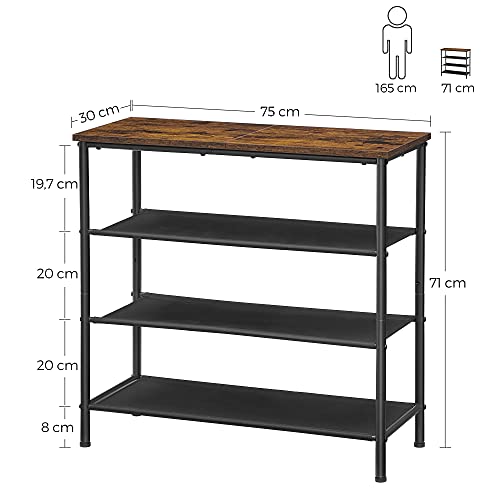 Opiniones de Zapateras de madera para closet comprados en linea. 3 zapateras de madera para closet marca VASAGLE (3)