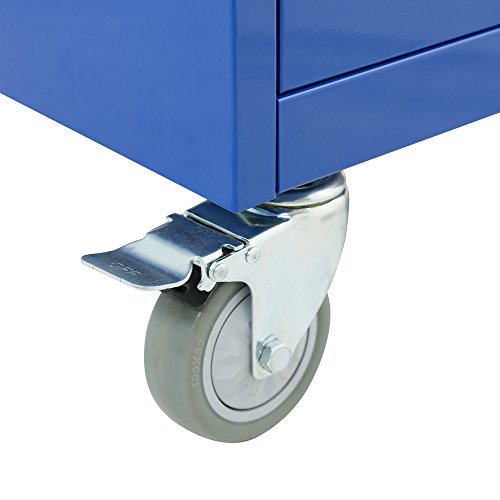 Learniture Lnt-Nor1008Bl-So Structure Series 30-Device Tablet Charging Cart W/ Electric (Assembled), Blue #TOP4