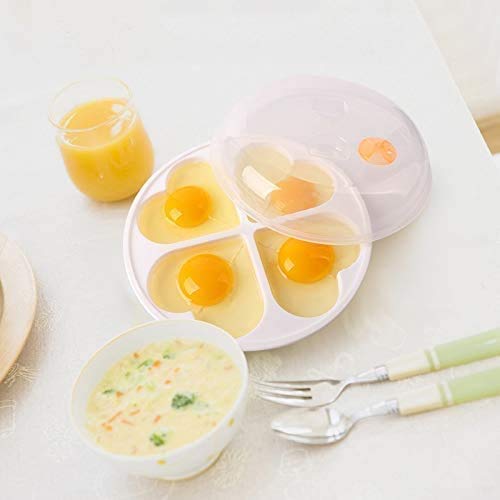 4 Stampini Silicone Per Uova In Camicia - Cuoci Uova Al Microonde Senza BPA, Colorati - Foto 10