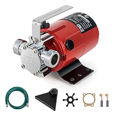 Utility Pump, Prostormer 1/10HP 120V Mini Portable Electric Water Transfer Pump 330GPH Plumbing Equipment with Water Hose Kit Great for Yard, Garden, Pool Draining