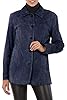 BGSD Women Anna Suede Leather Car Coat (Also avail... #1