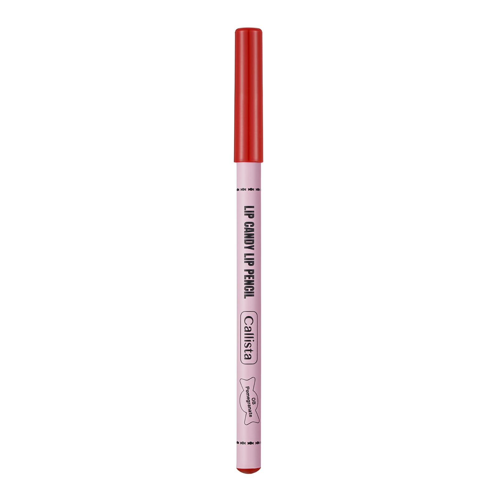 Callista Lip Candy Lip Pencil 08 Pomegranate Dudak Kalemi, Kırmızı (2 paketi)