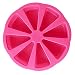 Efivs Arts 8 Cavity Silicone Portion Cake Mold Pizza Slices Pan