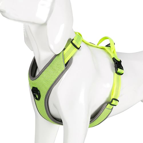 TRUE LOVE Hundegeschirr Outdoor Adventure II Reflektierende Weste mit 2 Leinenbefestigungen passende Leine und Halsband erhältlich TLH6071
