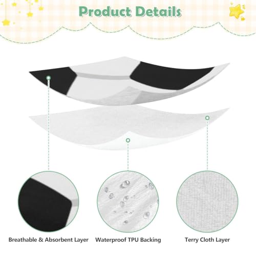 Drap-housse imperméable lit bébé 132x71 cm de qualité supérieure - 6