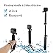 Waterproof Selfie Stick Floating Hand Grip + 3-Way Grip Arm Monopod Pole Tripod for GoPro 9 Xiao YI SJCAM EKEN Camera