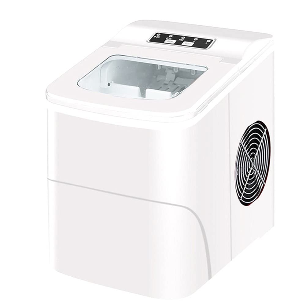 Portable Ice Maker Machine for Countertop Automatic 33Lbs in 24 Hours Compact Ice Cube Maker 9 Cubes Ready in 8 Mins with Scoop and Basket for Home Kitchen Office on Fridge.com