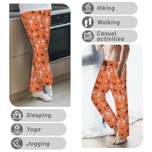 Mens Pajama Pants Soft Cotton Men's Pajama Bottoms with Pockets Lightweight Sleep Lounge Pants for Men 6