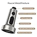 Spring Pull Down Kitchen Faucet Head Replacement for Kitchen Faucet, 3-Modes & 7 Adapters Brushed Nickel Finished